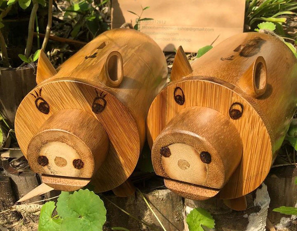 Chi tiết mô hình xe ô tô tre, phô diễn kỹ thuật làm mô hình