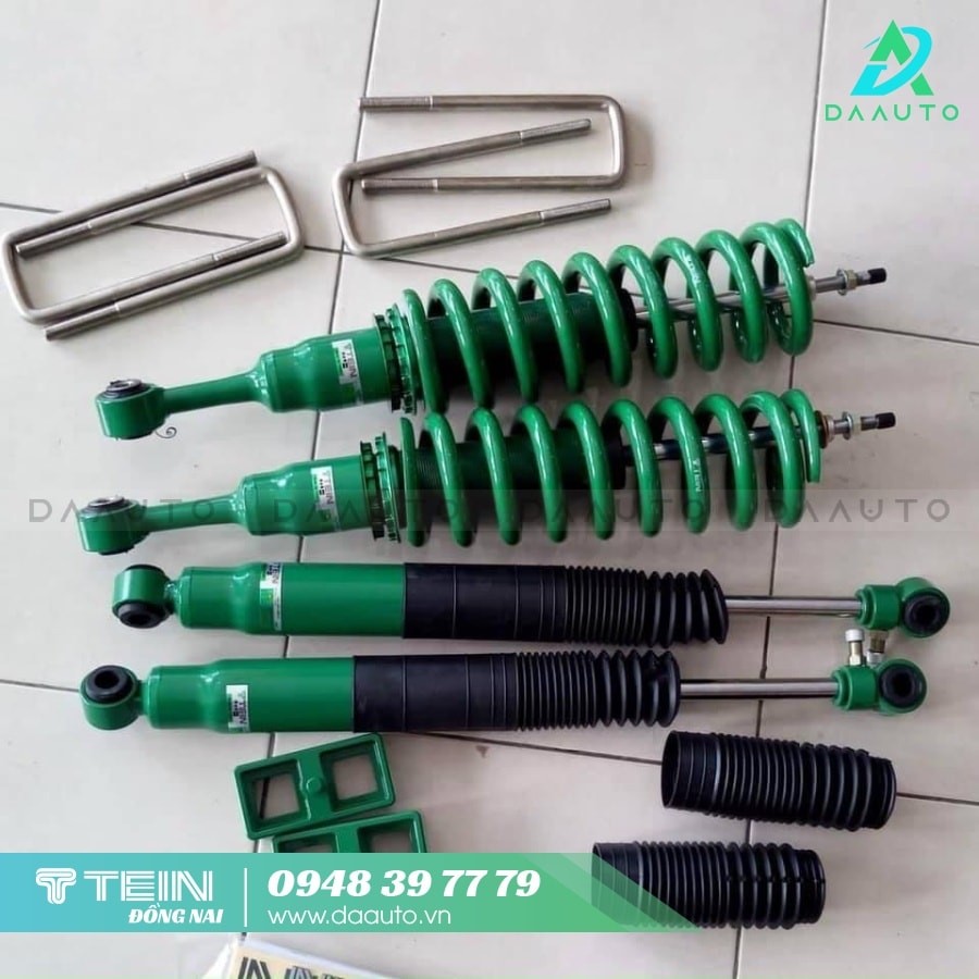 Quy trình nâng cấp phuộc Tein chuyên nghiệp cho xe Toyota Hilux