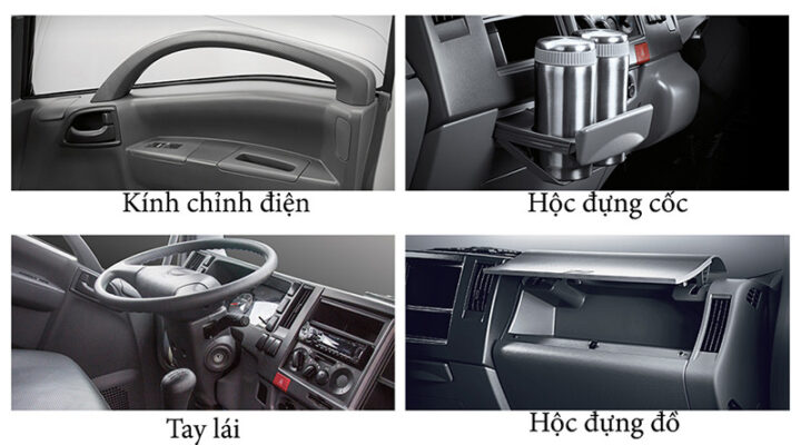 Thủ tục mua xe ô tô trả góp giá rẻ: Hình ảnh nội thất cabin xe tải Isuzu