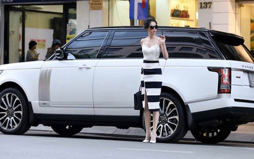 ngoc trinh range rover lwb