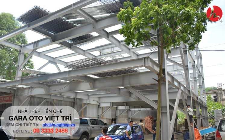 Nguyên liệu chính trong thiết kế khung xe ô tô và nhà để xe
