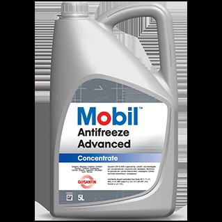 Chai nước làm mát xe ô tô Mobil Antifreeze Advanced với công thức chống đông cao cấp