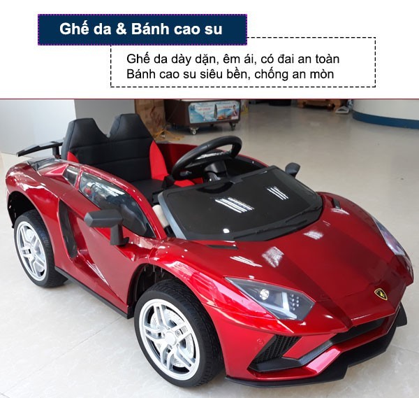 Bánh xe ô tô điện Lamborghini BBT-6868 bằng cao su đặc bền bỉ
