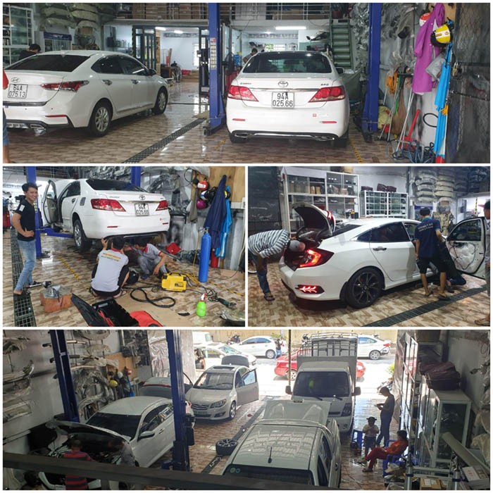 Các loại phụ tùng, phụ kiện ô tô chính hãng tại cửa hàng độ xe