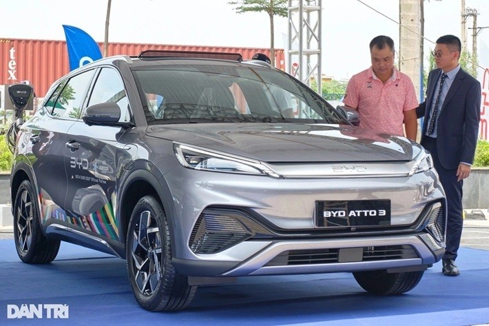 BYD Atto 3, một đối thủ đáng gờm trong phân khúc xe ô tô điện SUV tại Việt Nam