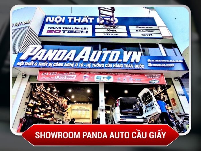 Showroom Panda Auto Cầu Giấy, địa chỉ lắp đặt màn hình GOTECH cho xe ô tô Kia Sorento 2009