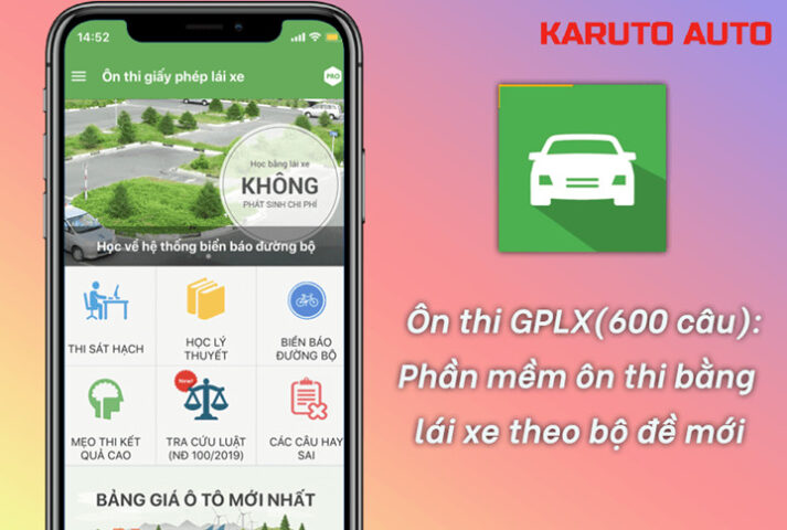 Phần mềm ôn thi lái xe ô tô hiệu quả, hỗ trợ học viên