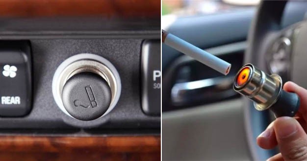 Đầu tẩu mồi lửa trên xe ô tô, một trong các chi tiết đa năng dùng để châm thuốc hoặc sạc điện thoại