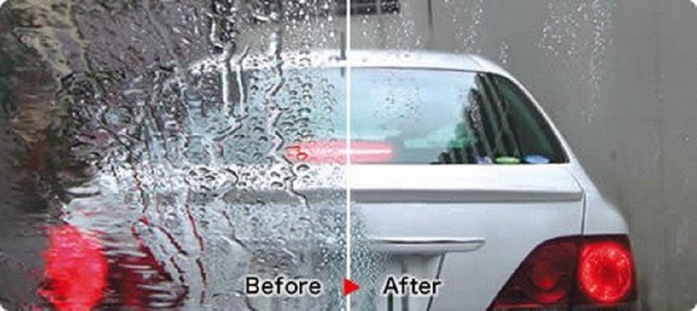 Kính xe ô tô được phủ nano với khả năng chống bám nước