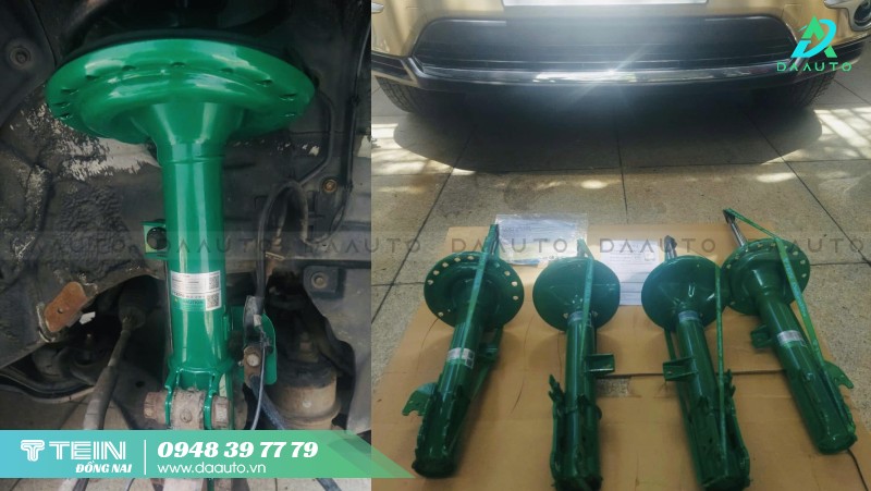 Phuộc giảm xóc Tein chất lượng cao cho Toyota Highlander, một yếu tố trong việc đánh giá giá xe ô tô Toyota Highlander.