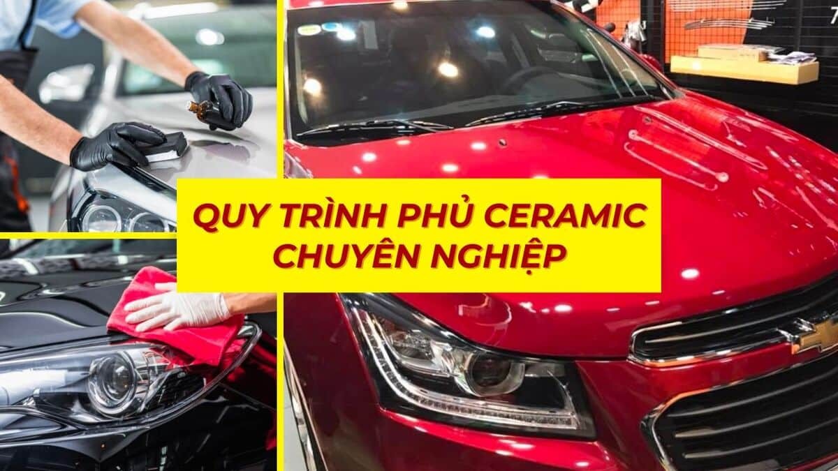 Quy trình phủ Ceramic thực hiện không hề đơn giản