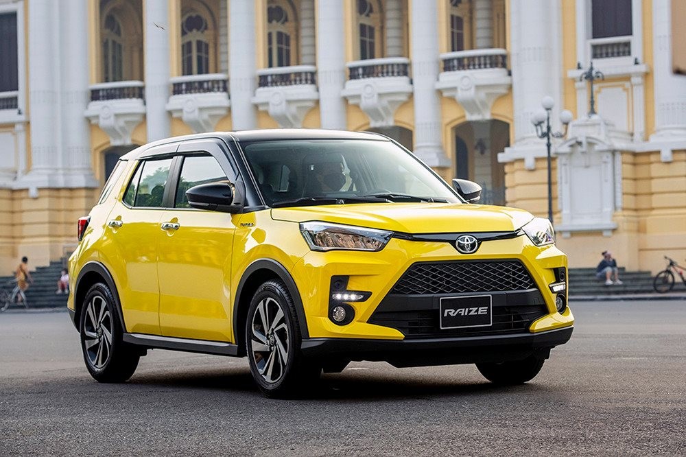 xe ô tô đẹp nhất việt nam toyota raize thiết kế độc đáo