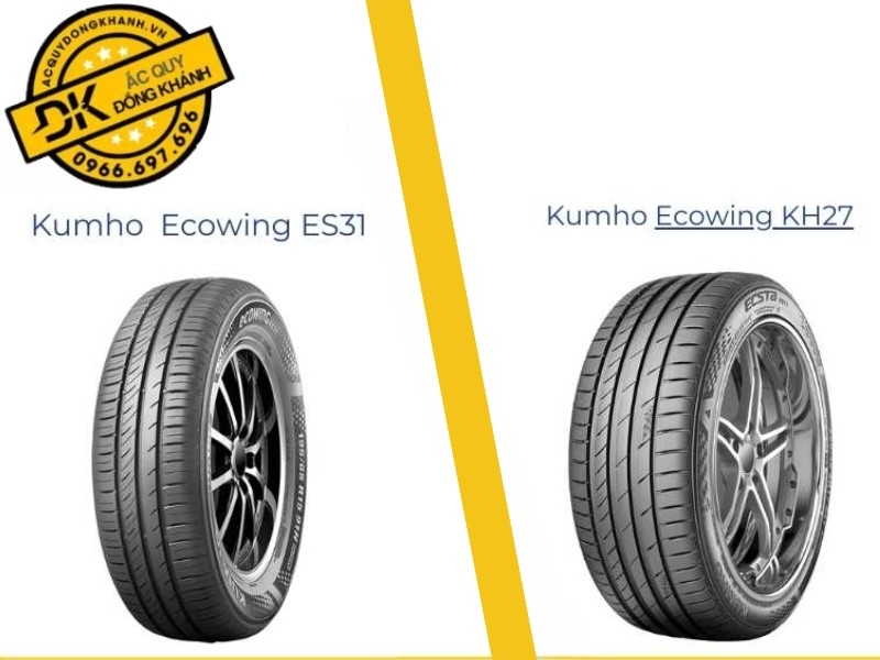 Lốp Kumho Ecowing ES31 và KH27, dòng sản phẩm mùa hè giúp tiết kiệm nhiên liệu và bền bỉ cho xe du lịch