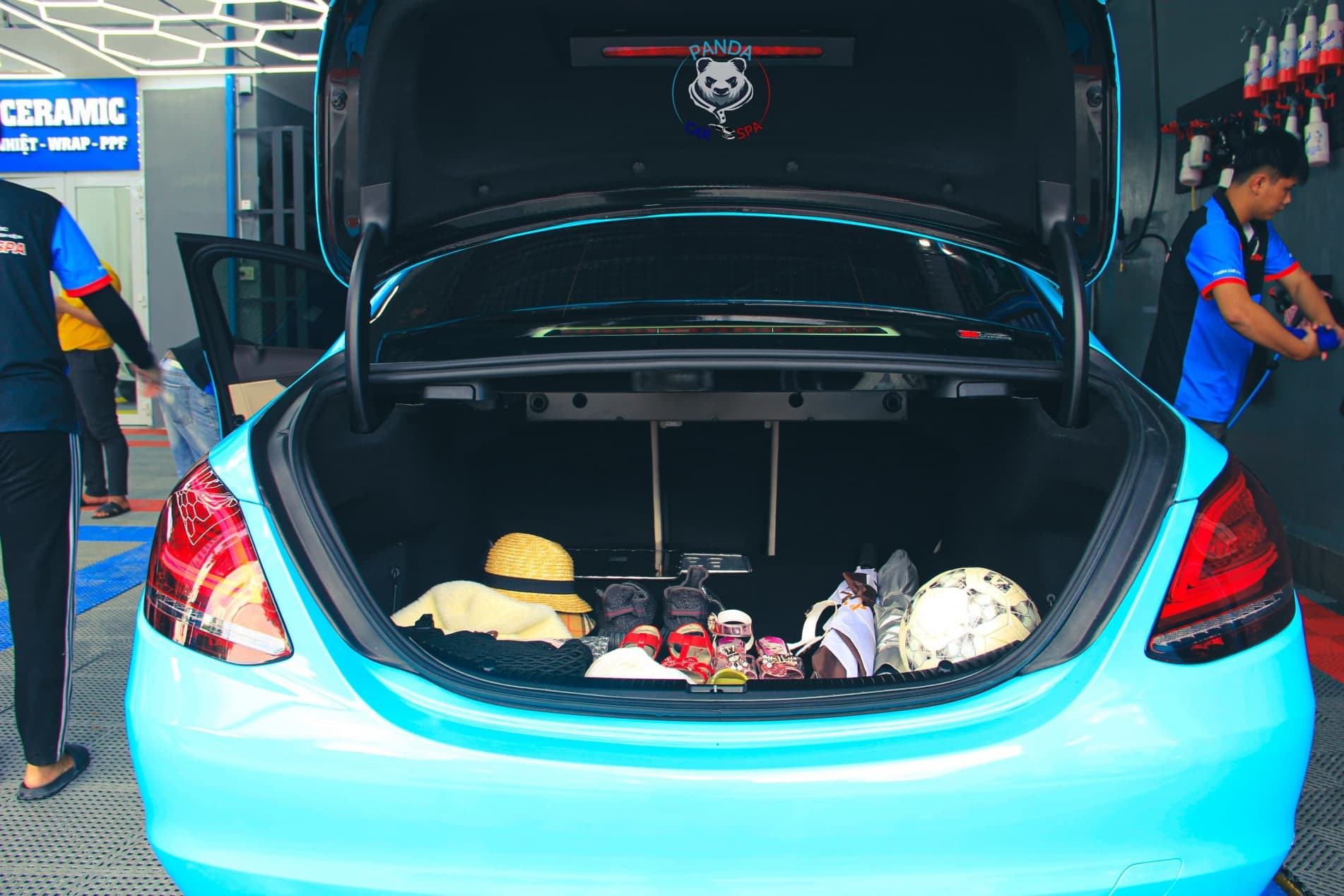 Chăm sóc xe ô tô tại Panda Car Spa Nha Trang
