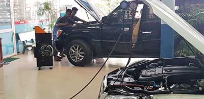 Dịch vụ sửa chữa và bảo dưỡng hệ thống lạnh xe hơi tại garage
