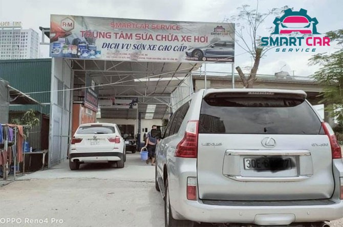 Dịch vụ sửa chữa và sơn xe ô tô sơn gốc nước tại trung tâm chuyên nghiệp