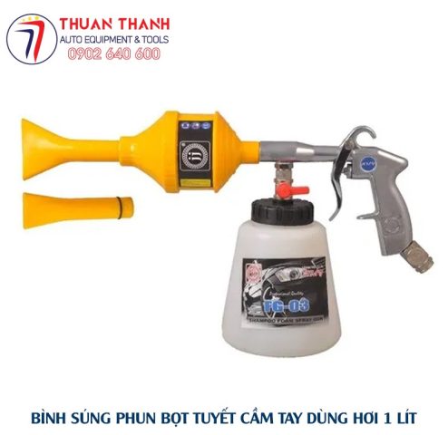 sung phun tao bot tuyet cam tay loai 1 lit rua xe may