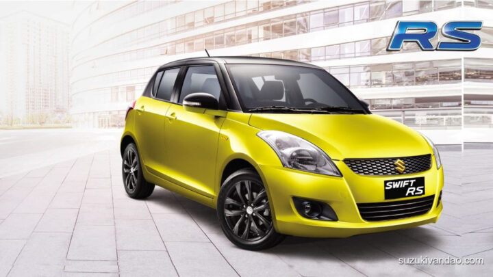 Suzuki Swift RS màu đỏ, tại đại lý Suzuki Nam Định uy tín.