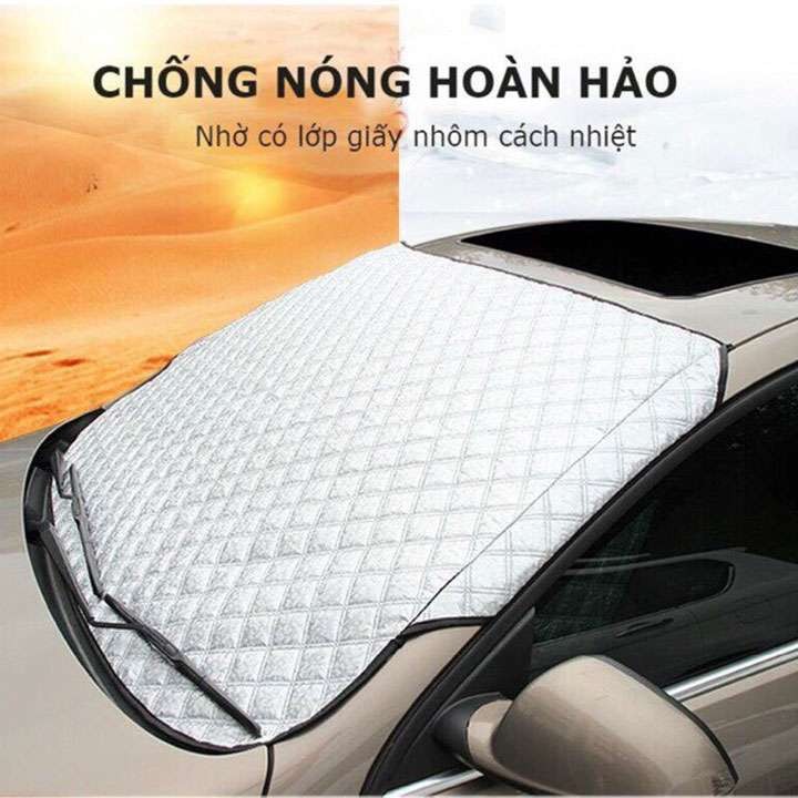 Tấm chắn nắng kính lái là phụ kiện chống nóng cho xe ô tô đơn giản và hiệu quả