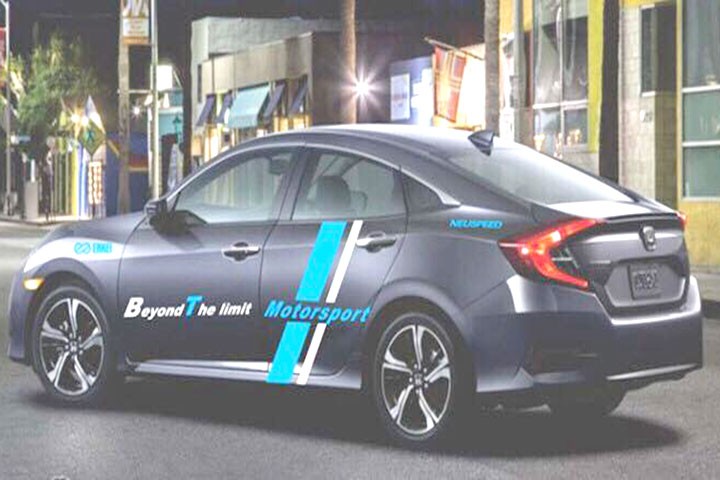 Tem dán xe ô tô thể thao phong cách MotorSport nổi bật