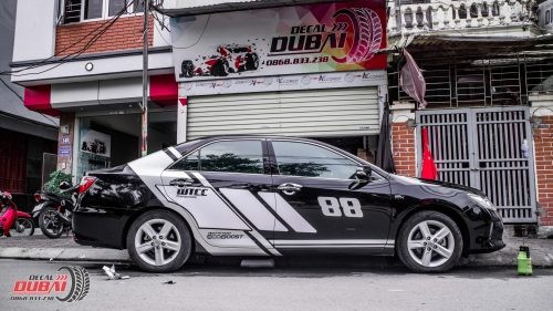Gợi ý mẫu tem dán sườn xe ô tô Vios chất lượng cao, bền đẹp