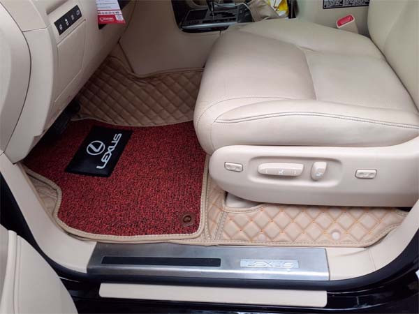 Thảm lót sàn ô tô Lexus loại 5D/6D/7D giúp nâng tầm nội thất