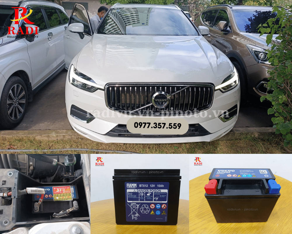 Thay bình phụ xe Volvo