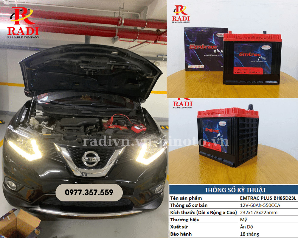 Thay ắc quy Nissan X-Trail