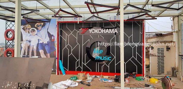 Hệ thống đèn trần sân khấu showroom trưng bày xe ô tô