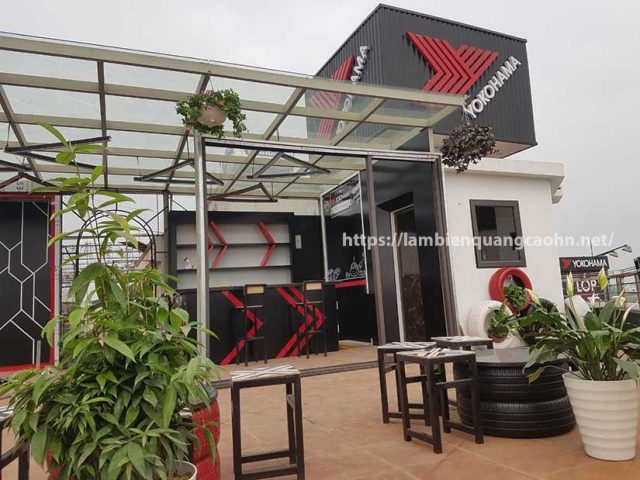 Biển quảng cáo mặt tiền showroom trưng bày xe ô tô
