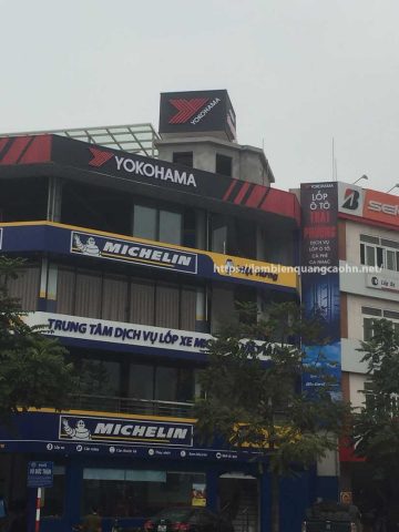 Hệ thống biển hiệu showroom trưng bày xe ô tô