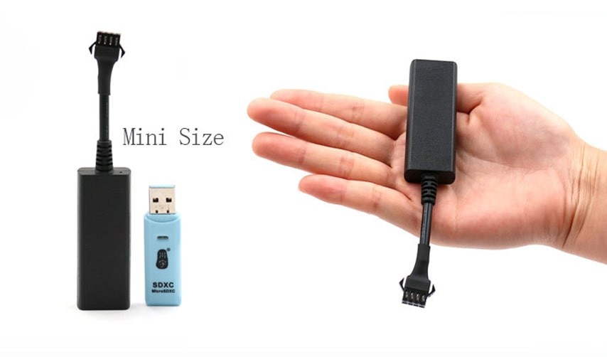 Thiết bị định vị GPS siêu nhỏ gọn PT05 dành cho ô tô xe máy
