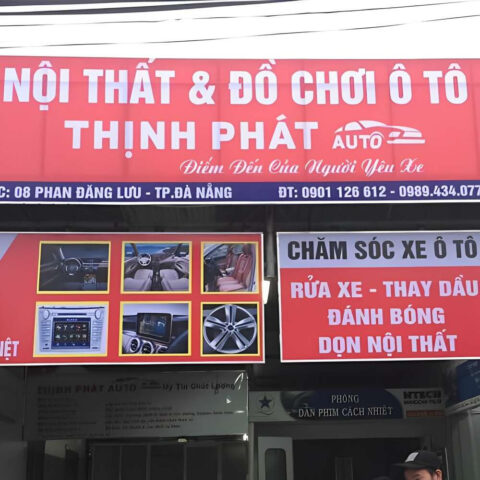 Cửa hàng Thịnh Phát chuyên độ nội thất ô tô tại Đà Nẵng