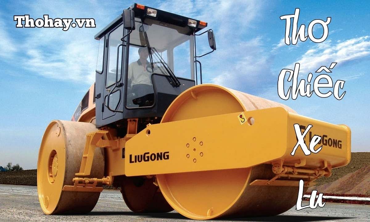 Tranh vẽ chiếc xe lu của trẻ thơ, một trong những phương tiện cần bảo dưỡng