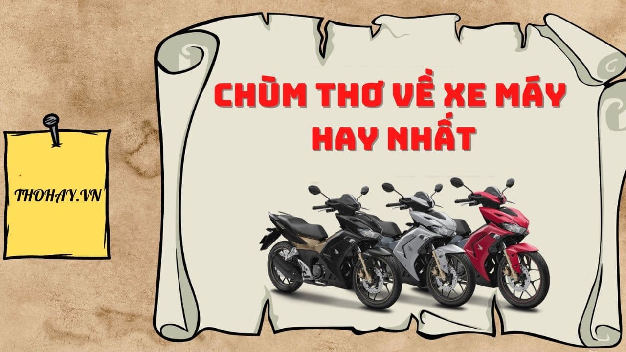 Tranh vẽ xe máy của trẻ thơ, một phương tiện giao thông phổ biến