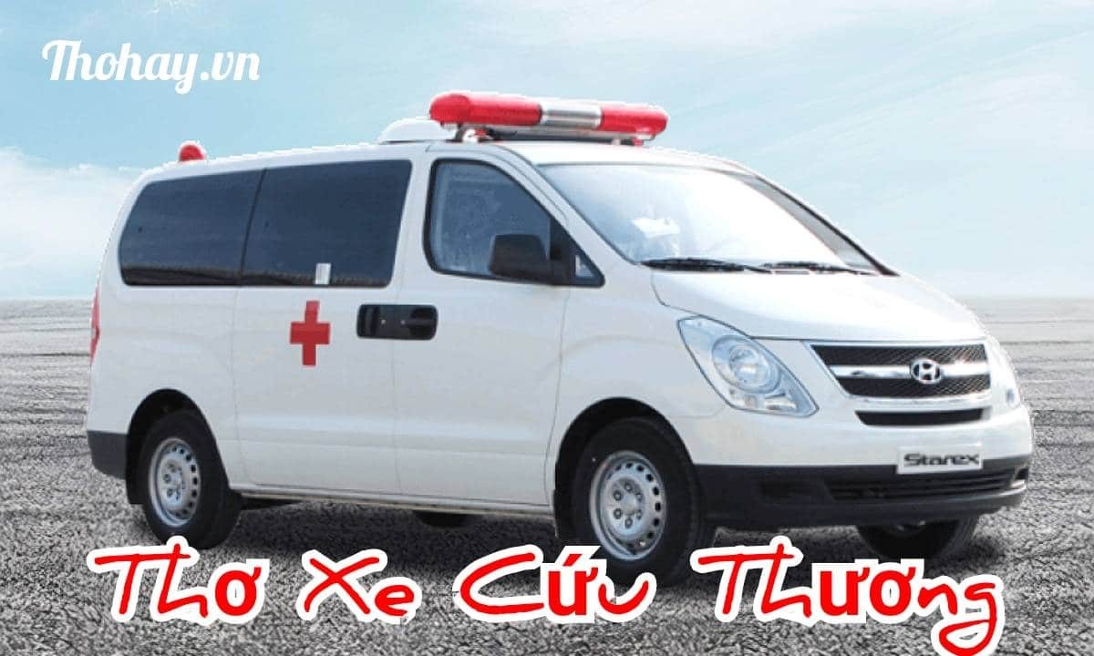 Tranh vẽ xe cứu thương của trẻ thơ, một phương tiện cấp thiết