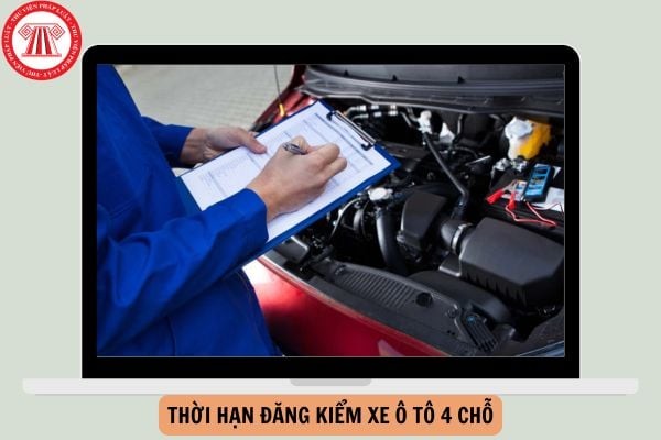 Kiểm định xe ô tô 4 chỗ: xe con đang di chuyển trên đường cần tuân thủ thời hạn đăng kiểm mới