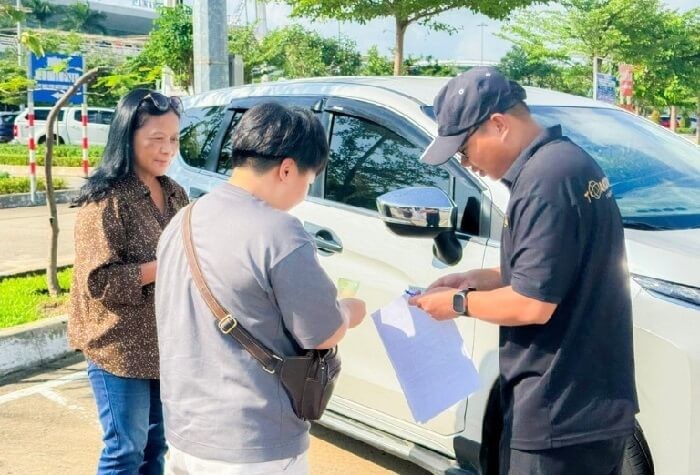 Hình ảnh minh họa quy trình thủ tục thuê xe ô tô