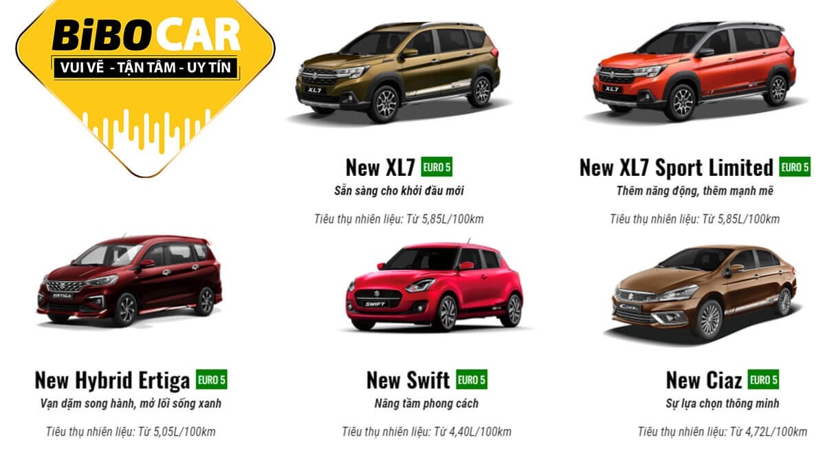 Các dòng xe ô tô Suzuki cũ phổ biến trên thị trường