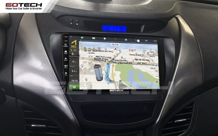 Tích hợp các bản đồ dẫn đường thông minh và thao tác dễ dàng cho xe ô tô Elantra 2015
