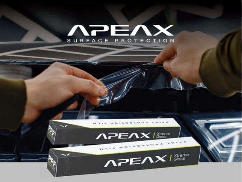 Phim bảo vệ sơn xe ô tô APEAX chất lượng cao, vật liệu TPU tiên tiến, bảo vệ sơn và kháng hóa chất, đảm bảo công dụng lâu dài