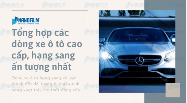 Các dòng xe ô tô hạng sang phổ biến tại Việt Nam