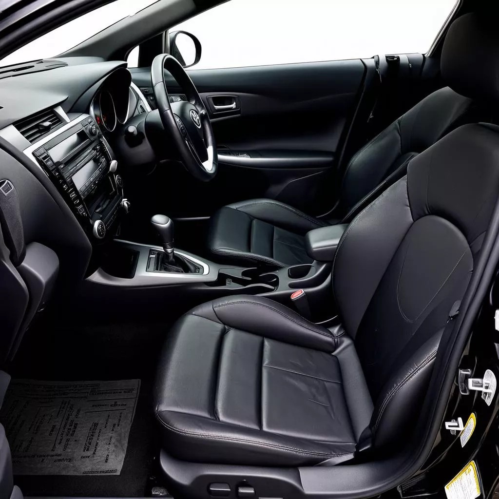 Chi tiết khoang nội thất rộng rãi của xe ô tô Altis 2009 với các tiện nghi cơ bản