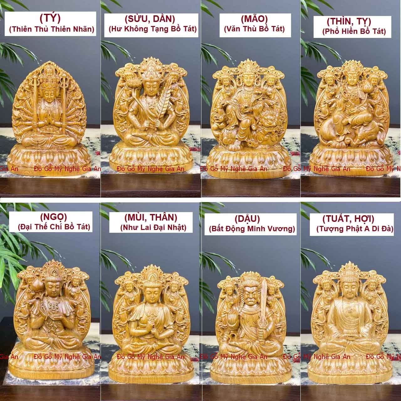 tuong phat ban menh de xe bang go