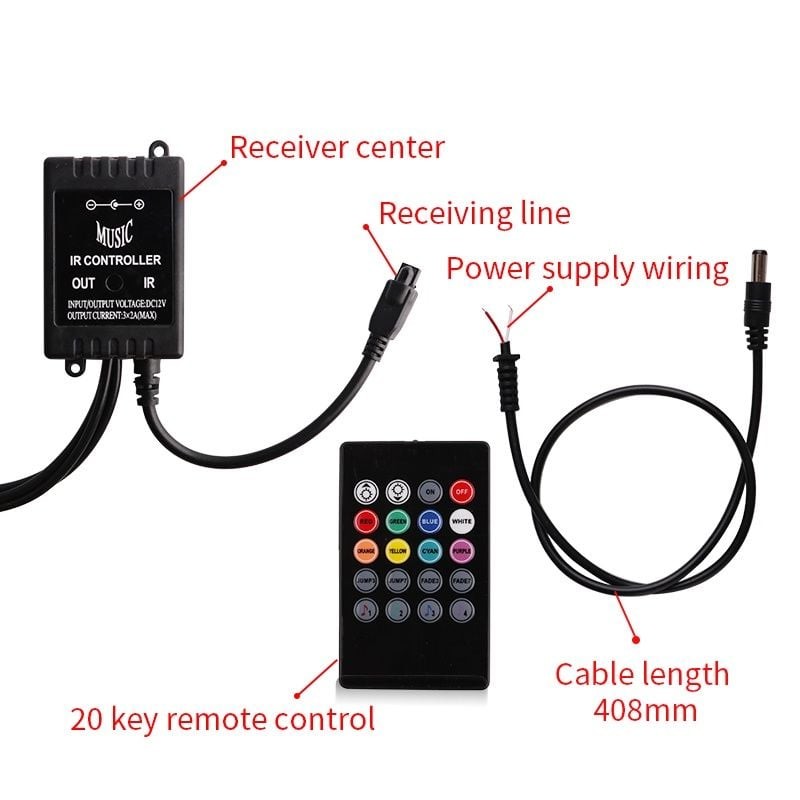 Dải đèn LED gầm xe ô tô chiếu sáng màu đỏ, tạo điểm nhấn ấn tượng cho xe vào ban đêm