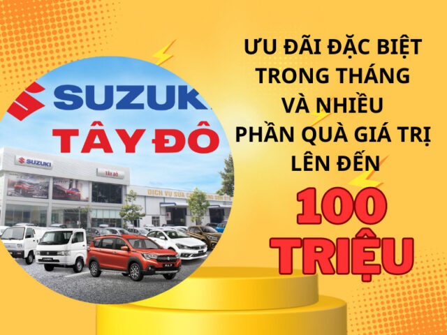 Ưu đãi đặc biệt khi mua xe Suzuki Ertiga