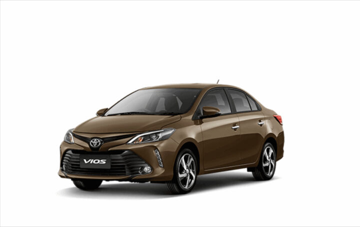 Mẫu sedan Toyota Vios màu nâu đất thanh lịch và hiện đại