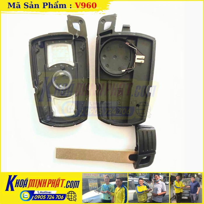 Vỏ chìa khóa xe BMW với logo đặc trưng, khẳng định đẳng cấp