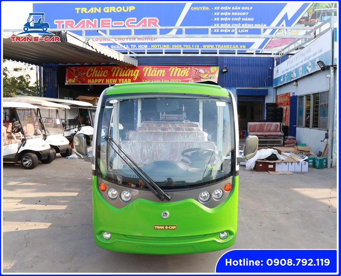 Nội thất và thiết kế của xe ô tô điện 14 chỗ Lvtong