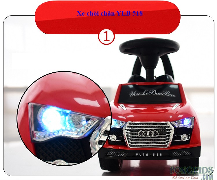 Đèn pha đẹp mắt của xe ô tô chòi chân Audi 1688